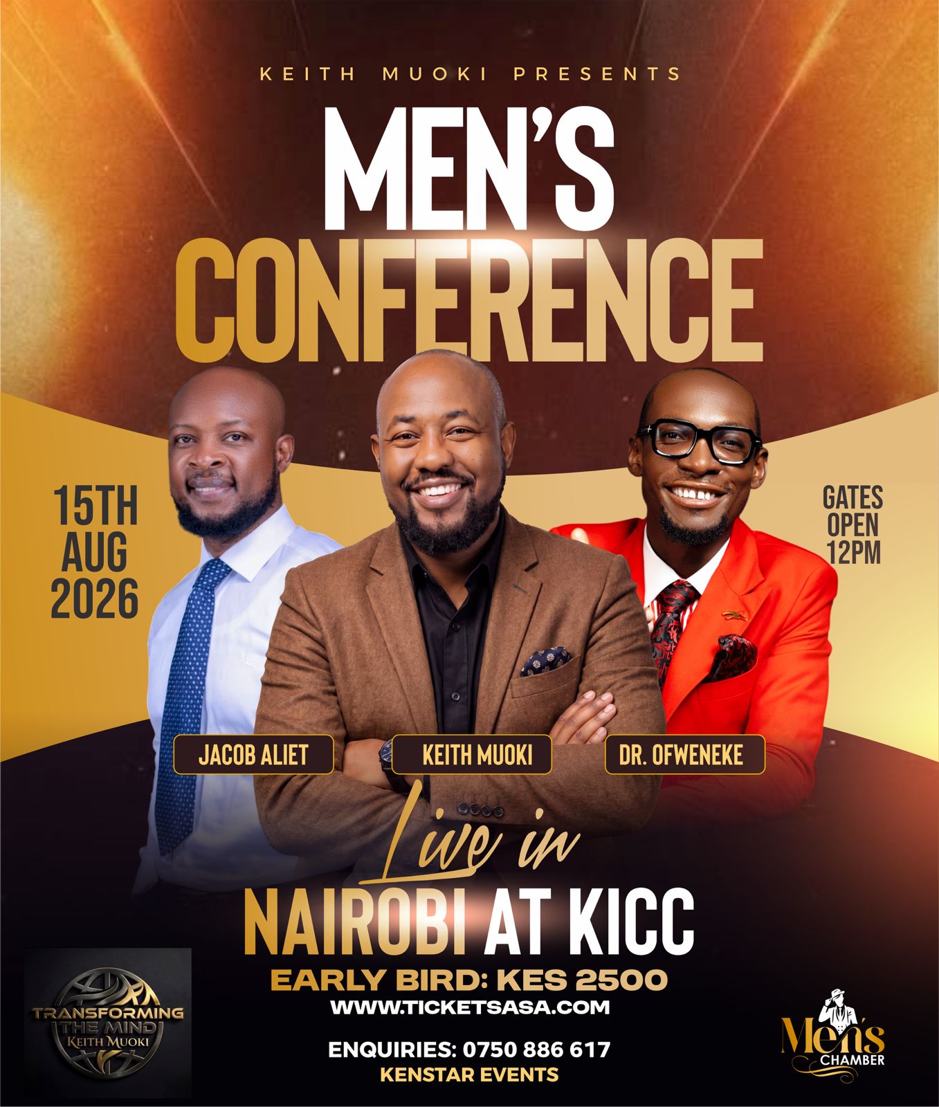 Men's Conference 2026 live in Nairobi at KICC
